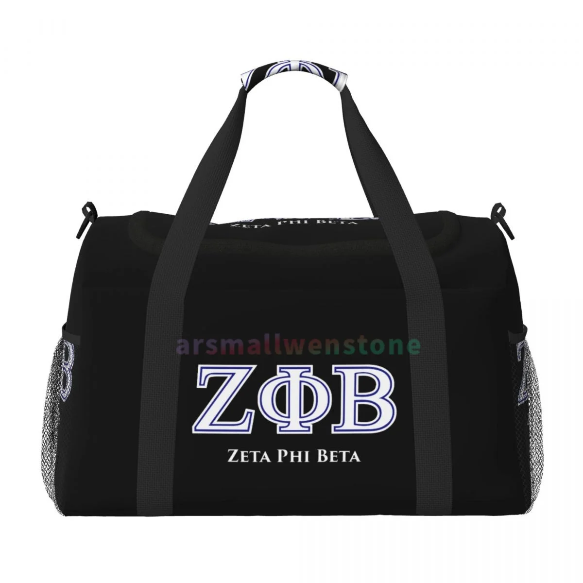 Zeta Phi Beta Travel Duffel Bags Personalized Weekender Bag with Shoulder Strap Sport Gym Yoga Luggage Bag