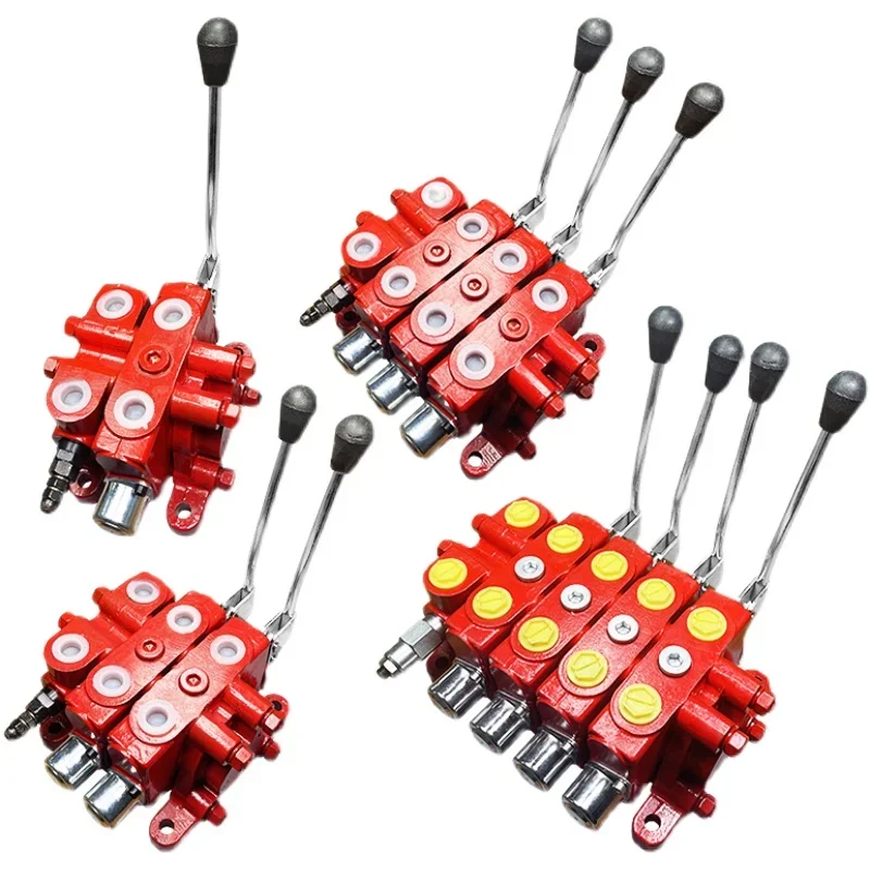 

Manual Multi-Way Reversing Solenoid Valve DL15/20 Forklift Hydraulic Directional Control Valve Hydraulic Valve Type