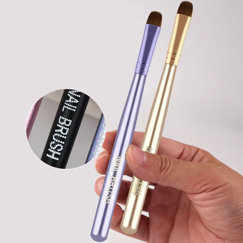 1/5Pcs Different Colored Handle Gel Painting Brush Nail Art For Gel Tip Extension Acrylic Builder Accessory Nail Art Brushes