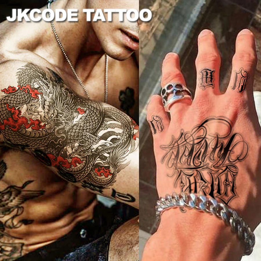 2 Pieces of Fashionable Men's Arm Tattoos 