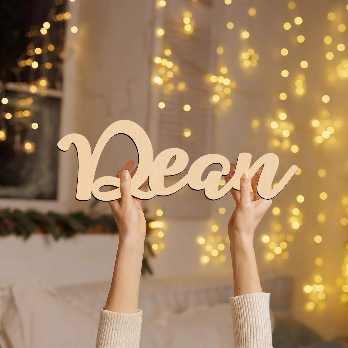 1 قطعة عمد مضحك مثال مخصص اسم علامة خشبية قطع الليزر تسجيل لوحة خشبية لم تنته الخشب للرسم أو التألق