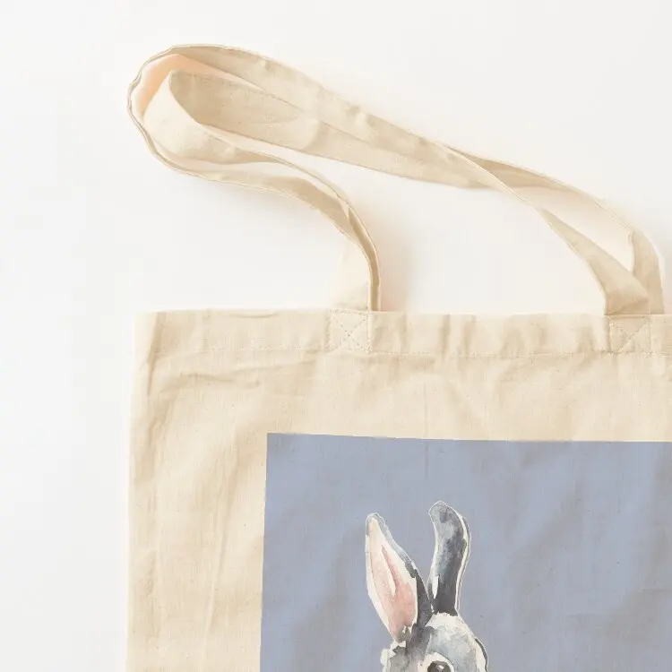 Moon Rabbit II Tote Bag canvas shopping bag foldable reusable bag supermarket folding tote bags aesthetic