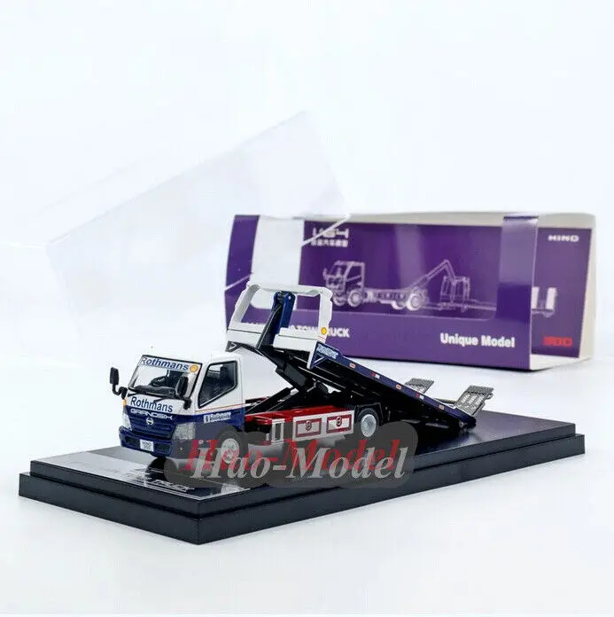 Unique Model 1/64 For Hino 300 Dutro Alloy Metal Diecast Model Car Simulation Boys Birthday Gifts Hobby Display Ornaments Blue