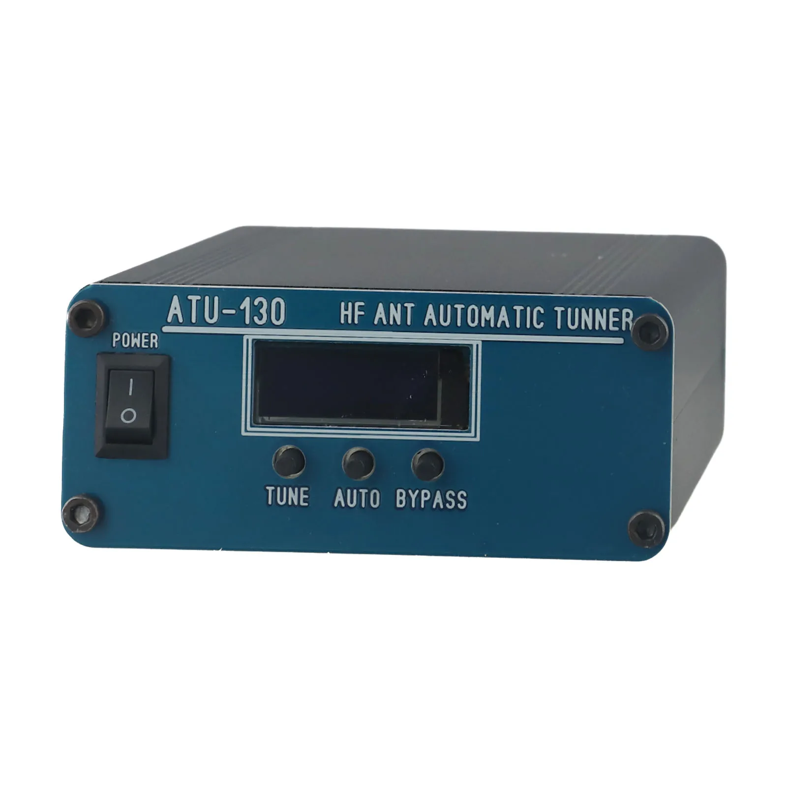 

ATU-130 150W 3.5-54MHz 5Ω-1.2KΩ HF Automatic Shortwave Antenna Tuner 1.5x3.5x6.1 Inches Aluminium Alloy Parts