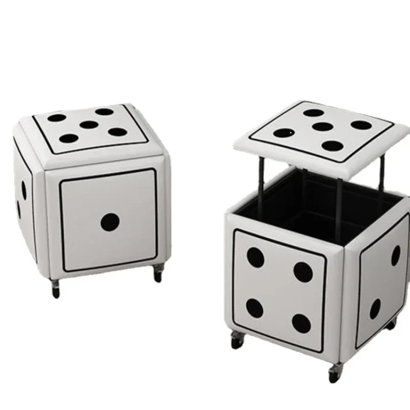 5 in 1 Dice Rubik's Cube Stool Household Storage Small Apartment Sofa Stool Living Room Stackable Combination Coffee Table