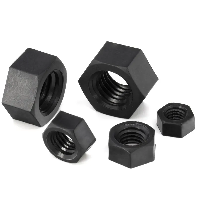 200/500/1000 Pcs Black Nylon Nuts Hexagonal Standoff Spacer M3 Nut