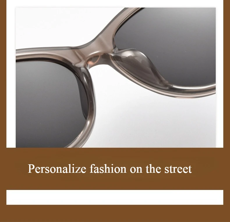 Fashionable men's women's sunglasses vintage fashion high-end sun protection sunglasses for mountaineering tourism and beach use #5