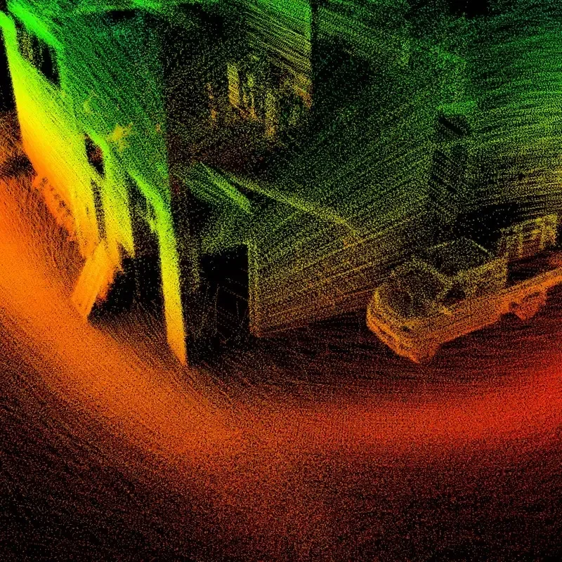 Sensor de longo alcance para mapeamento e prevenção de obstáculos Unitree 4D LiDAR L2