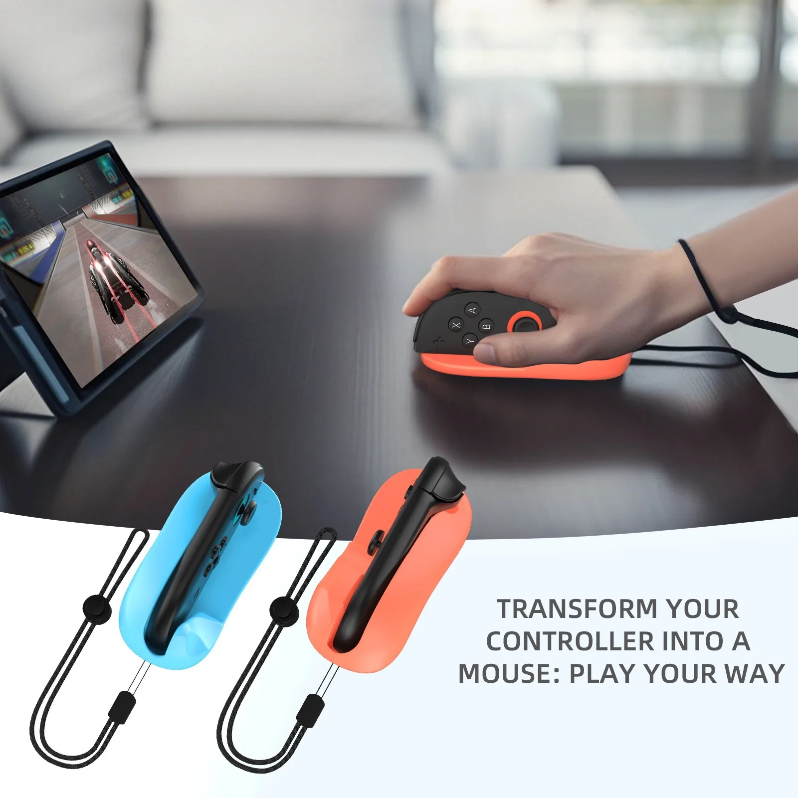 NEW 2 pack Mouse Grip for Switch2 Small Controller portable Mouse set SWITCH 2 joy-con  Accessory Controller  Mouse ModeHolder image 2