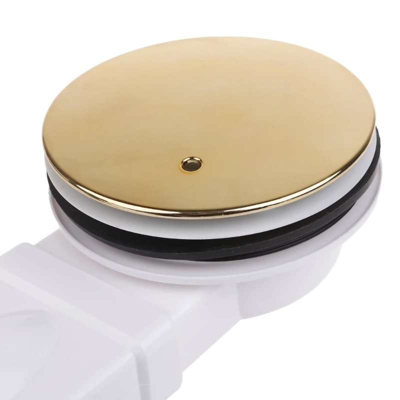 Nuevo Plato ducha práctico latón cepillado 90mm ajuste Universal para bandejas