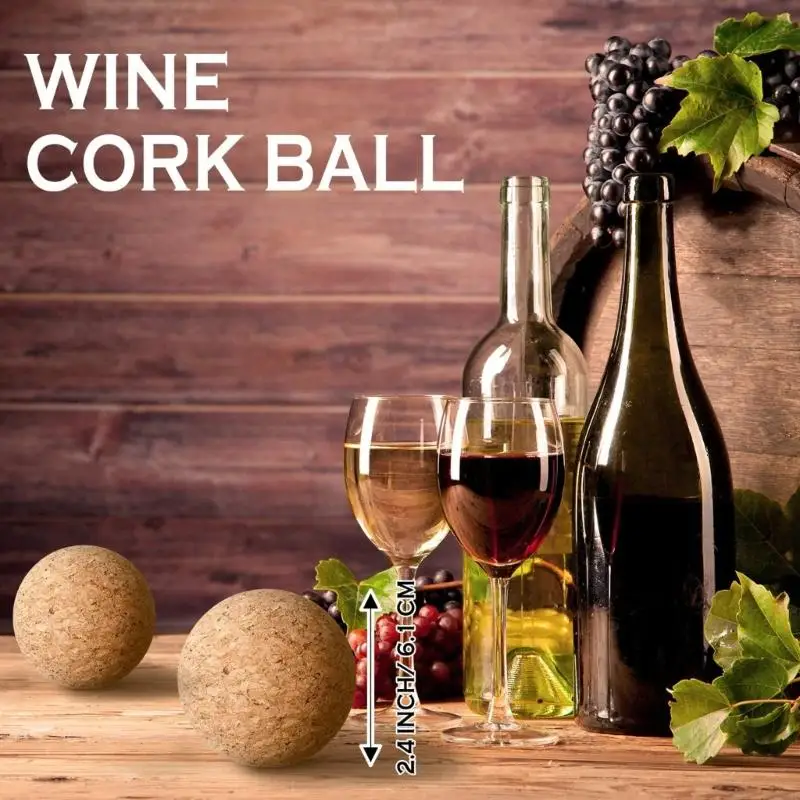 918D 2PCS/SET WINE CORK BALL Stoppers Стопс схарка.