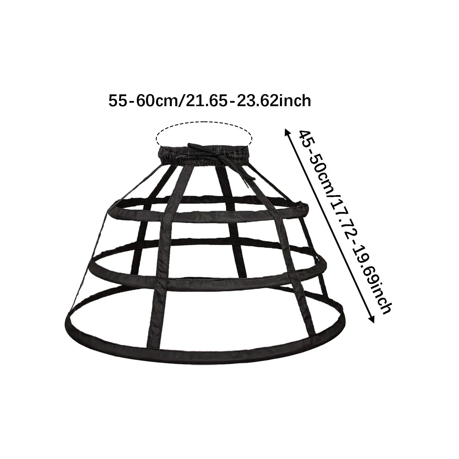 

Cage Hoop Skirt Petticoat, Hollow, Cosplay for Stage Performance Bridal Dress
