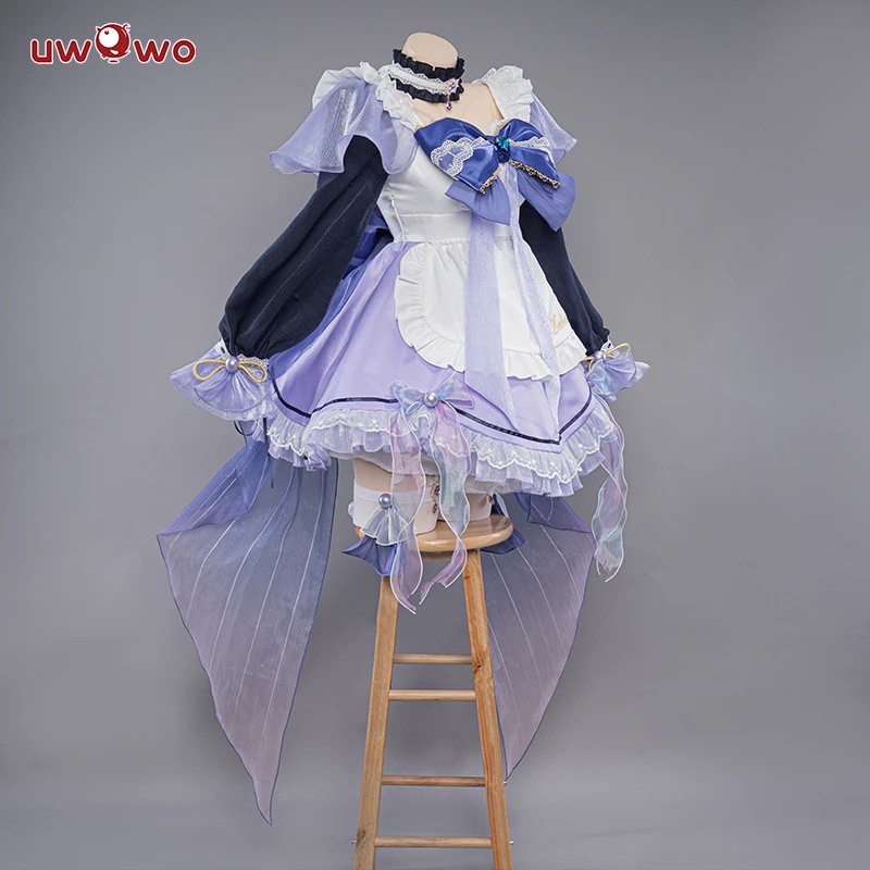 IN magazzino UWOWO Kokomi Cosplay cameriera vestito Genshin Impact Cosplay cameriera costumi di Halloween artista esclusivo Cosplay donne Outift