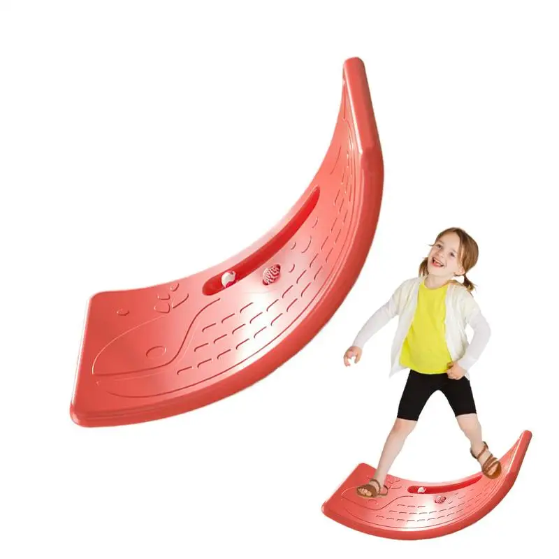 Balancing Board For Kids Balance Board Sensory Training Featuring Anti-Slip Strip Design Open-Ended Learning Toys Rocker Board