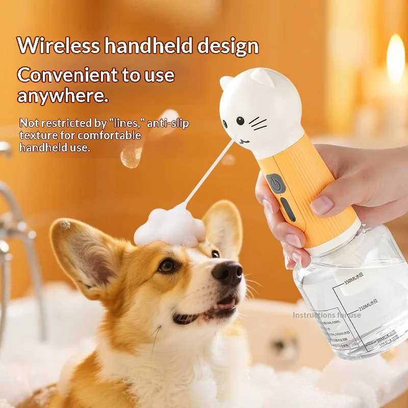 Espumador automático para gatos y perros: dispensador de espuma - imagen 4