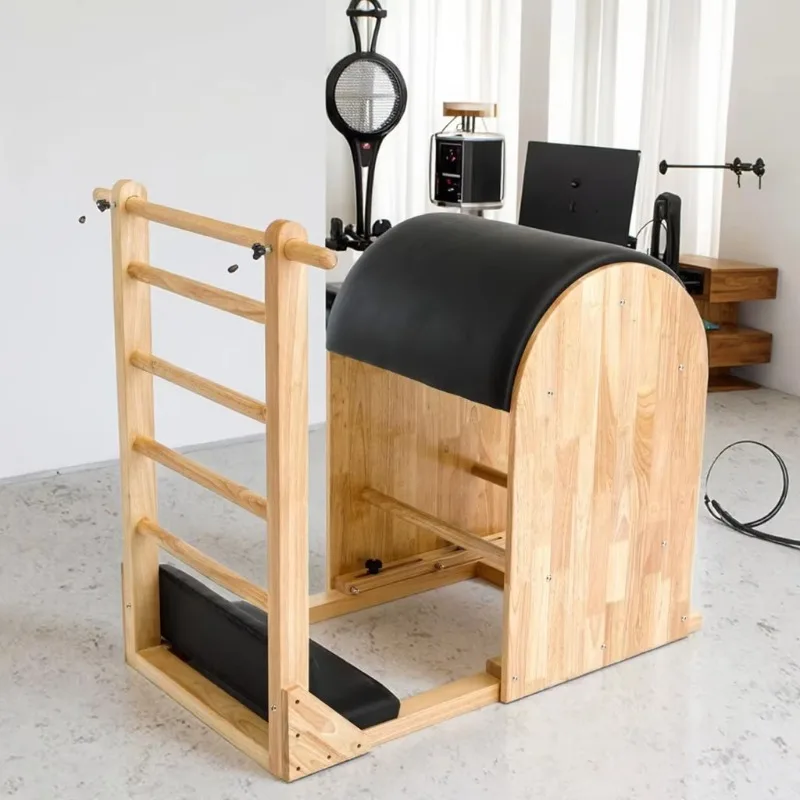 

YTYIN Wooden Base Foam Bucket Equipment Trainer Oak Wood Ladder Barrel For Pilates