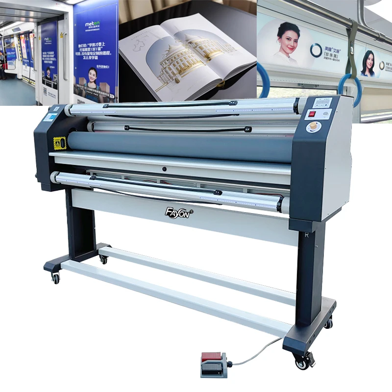 Cold lamination pouches electric high Speed high productivity lamination with 160cm size auto inflation and deflation