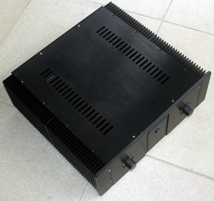 case 440*150*410mm WA20 black Full aluminum amplifier chassis / Class A amplifier/Pure After amp/AMP Enclosure/case/DIY box