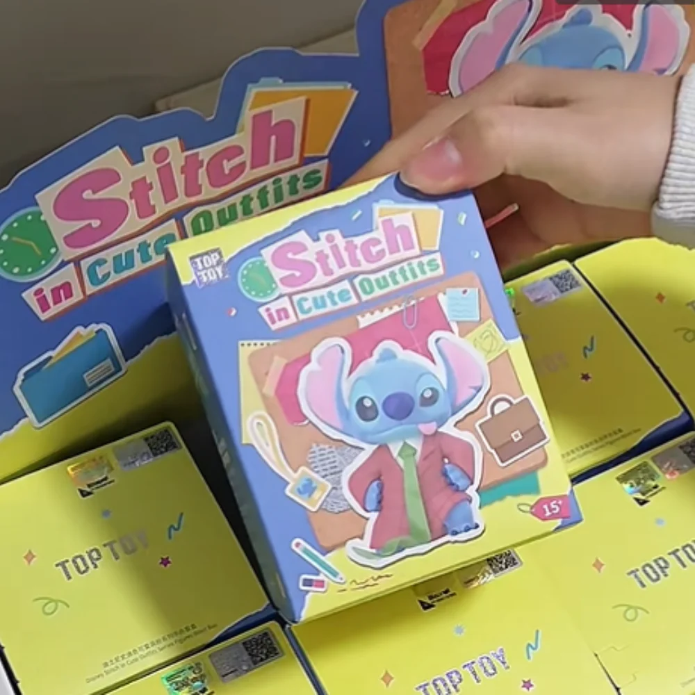 

Коллекционная фигурка TOPTOY Stitch из серии «Милые костюмы» в слепой коробке, подарок на день рождения, украшение для комнаты, экшн-фигурка
