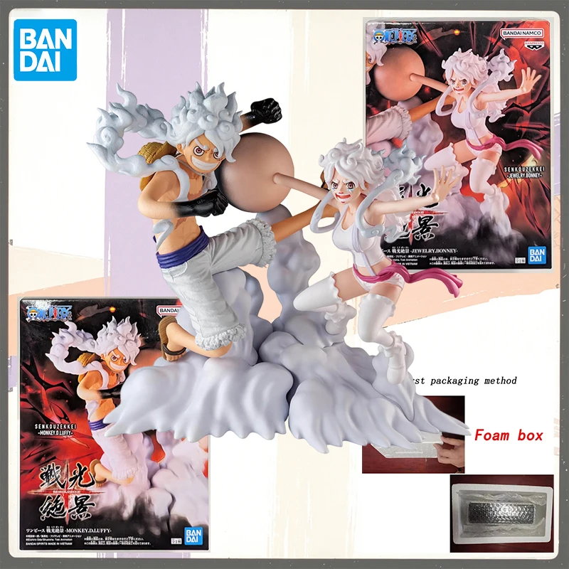 In Stock Banpresto Genuine One Piece Senkou Zekkei MONKEY D LUFFY JEWELRY BONNEY Anime Figure Modle Toy gifts