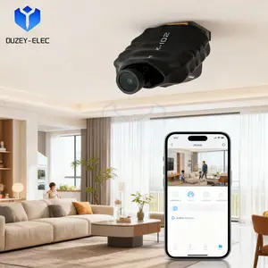 Bilashmart Mini Security Surveillance Camera 1080P/2K/4K Resolution Adjustable Ultra Clear WiFi Wireless Monitor Camera 5x Zoom App Control
