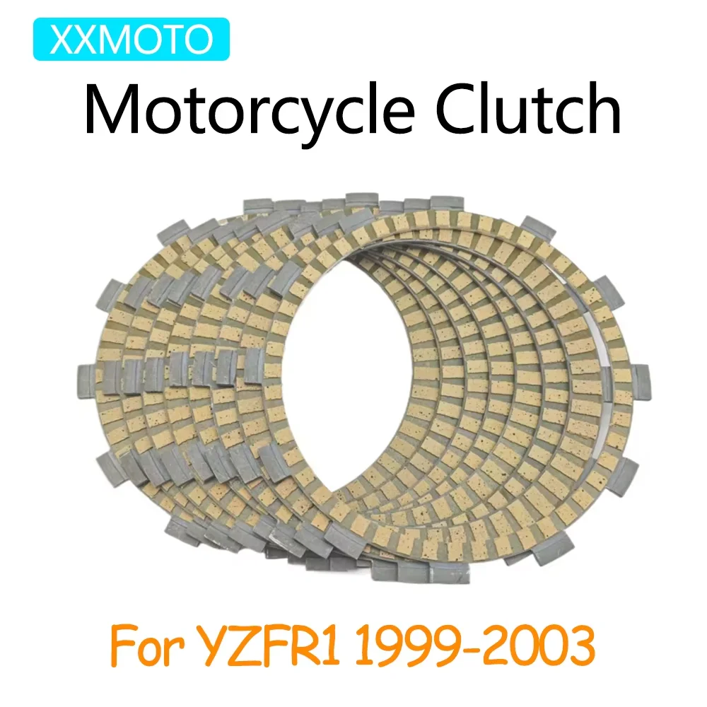 

Для YAMAHA YZF-R1 YZFR1 YZF R1 1999 2000 2001 2002 2003, мотоциклетные диски сцепления, комплекты фрикционных дисков, аксессуары для двигателя