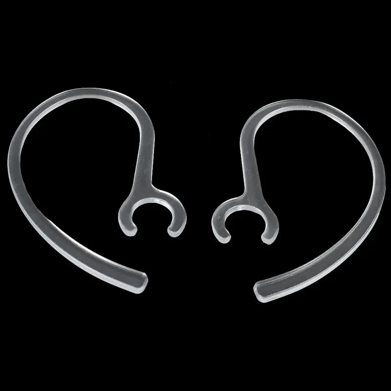 10/30pcs Bluetooth Kopfhörer transparent Silikon Ohr haken Loop Clip Headset Ohr haken Ersatz Kopfhörer Zubehör 6mm