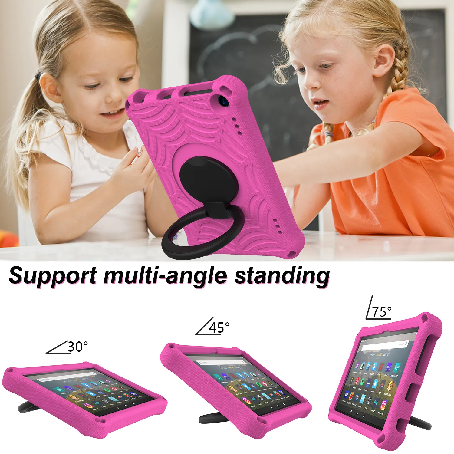 Fire HD 8 Tablet Case Kids Case for Amazon Kindle Fire 8 / 8 Plus Tablet 10th Generation 2020 ShockProof  Protective Covers