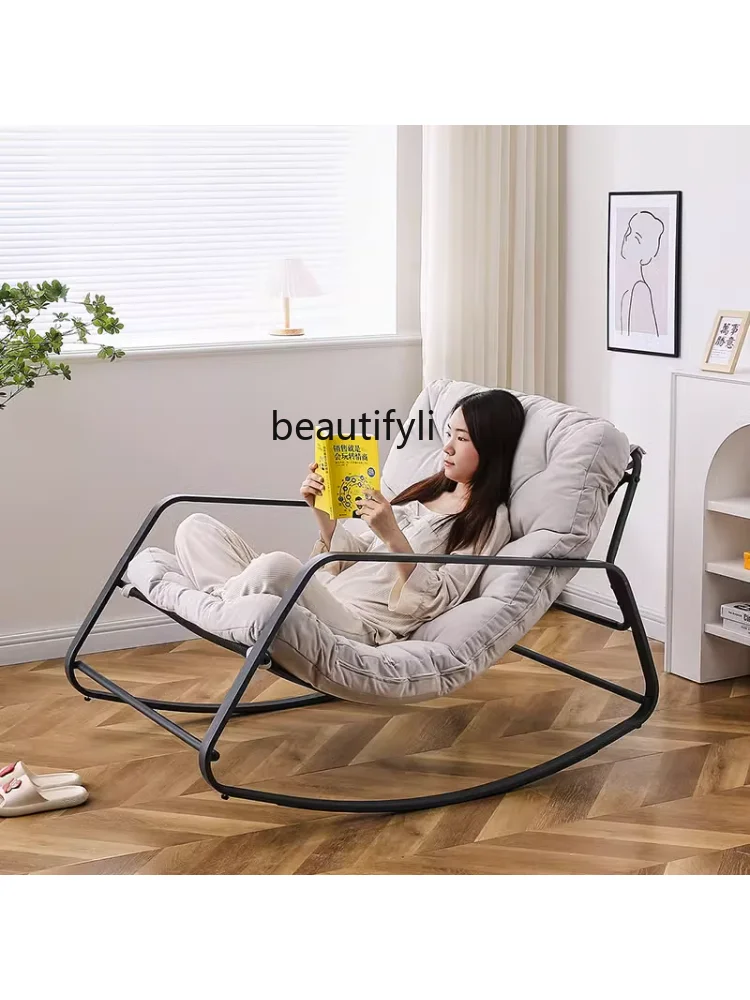 Rocking Chair Adult Living Room Balcony Outdoor Courtyard Leisure Sofa Chair Home Lazy Snail Chair Recliner Leisure Chair