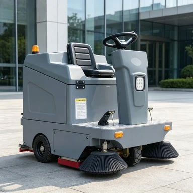 

Wholesale Electric Road Sweeper – Driving Type Street Cleaning Machine with Semi Closed Cab