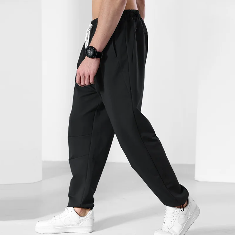 Wordt Kracht Mens Zweet Broek Losse Running Sport Joggers Jogging Lange Broek Straat Dragen Elastische Taille Broek