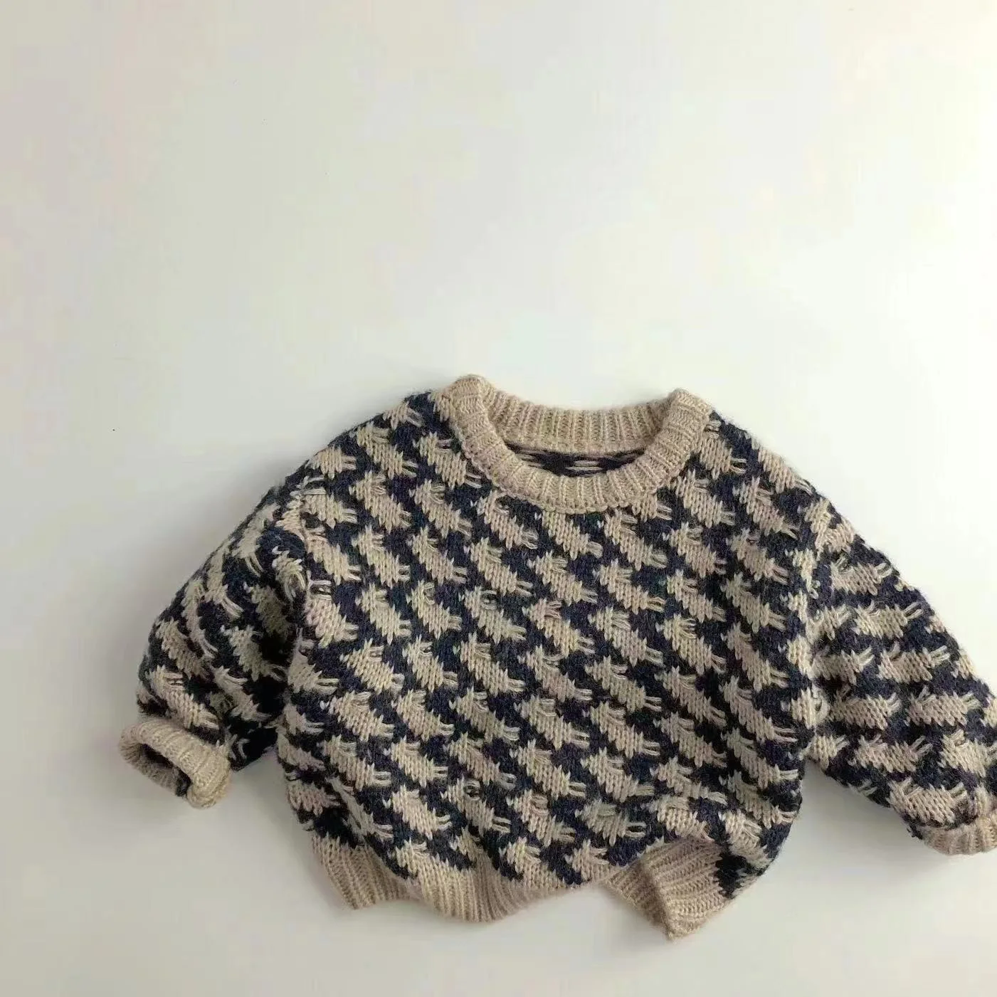 MILANCEL 2023 Autumn New Kids Clothing Boys Sweaters Warm Knit Pullover