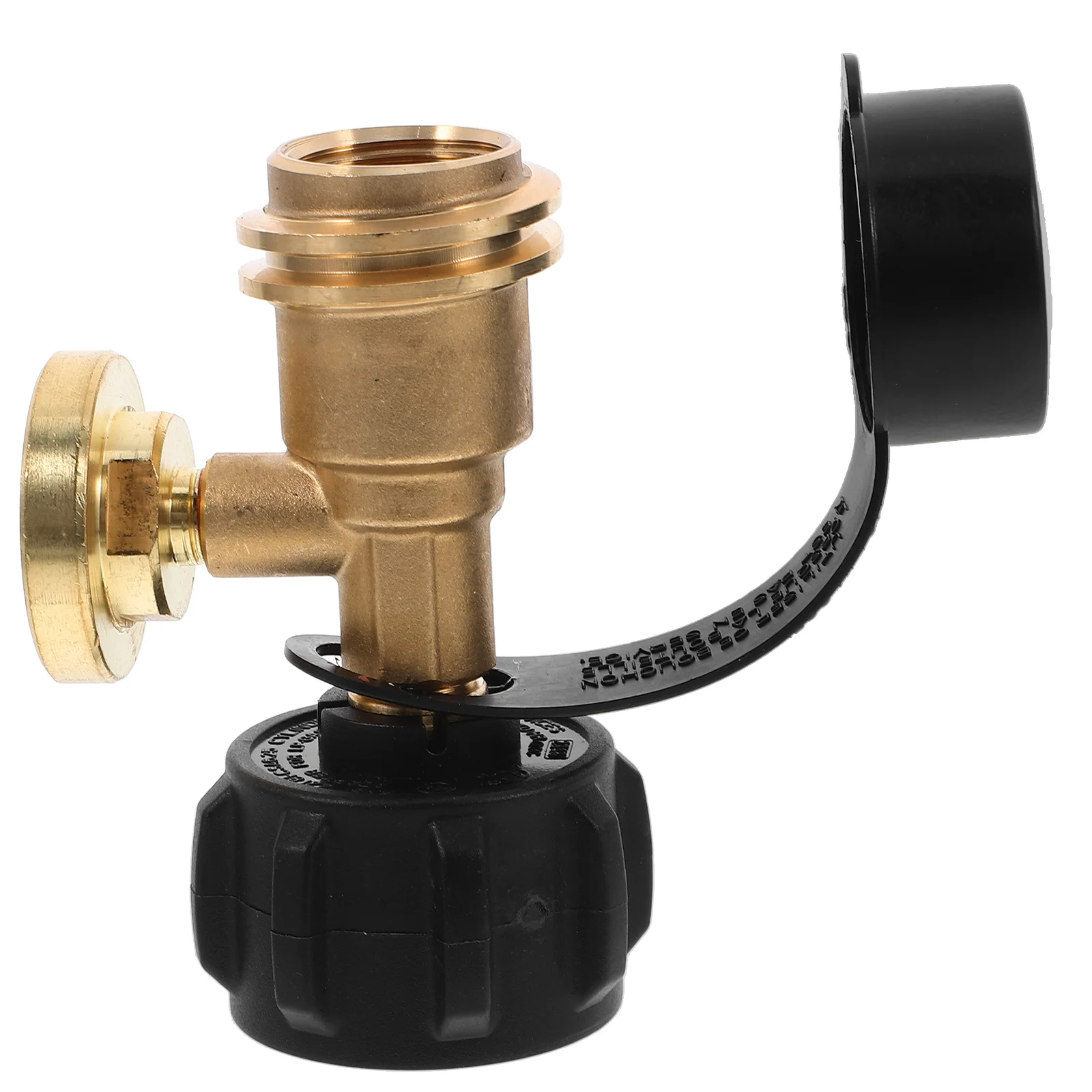

Propane Tank Adapter With Pressure Gauge Level Indicator For Bbq Propane Cylinder Leak Detection Durable Copper Gas Meter Rv