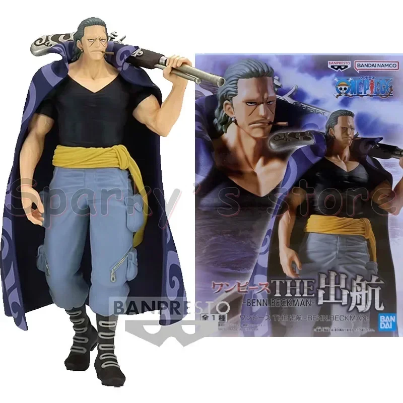 Bandai Original THE ONE PIECE Anime Figure BENN.BECKMAN YASOPP Luffy Zoro Sanji Action Figure Toys For Boys Girls Gifts Model