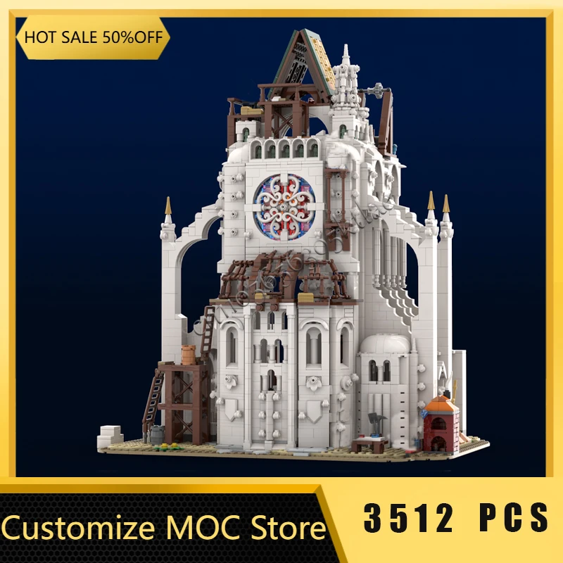 

3512 PCS Medieval Construction Site Modular Model Building Blocks Sets Education DIY Assembly Bricks Toys Kids Christmas Gifts