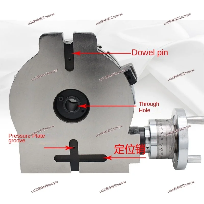 High Precision Hv4 Diameter 110Mm Vertical and Horizontal Milling Machine Horizontal Vertical Rotary Table High Precision