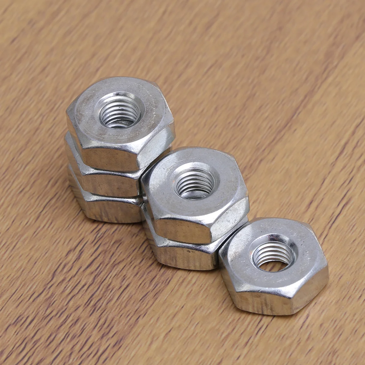 

6Pcs M8 Hardened Steel Nuts for Chainsaw Guide Plate Replacement Bar Nuts Durable Sprocket Cover Security Parts