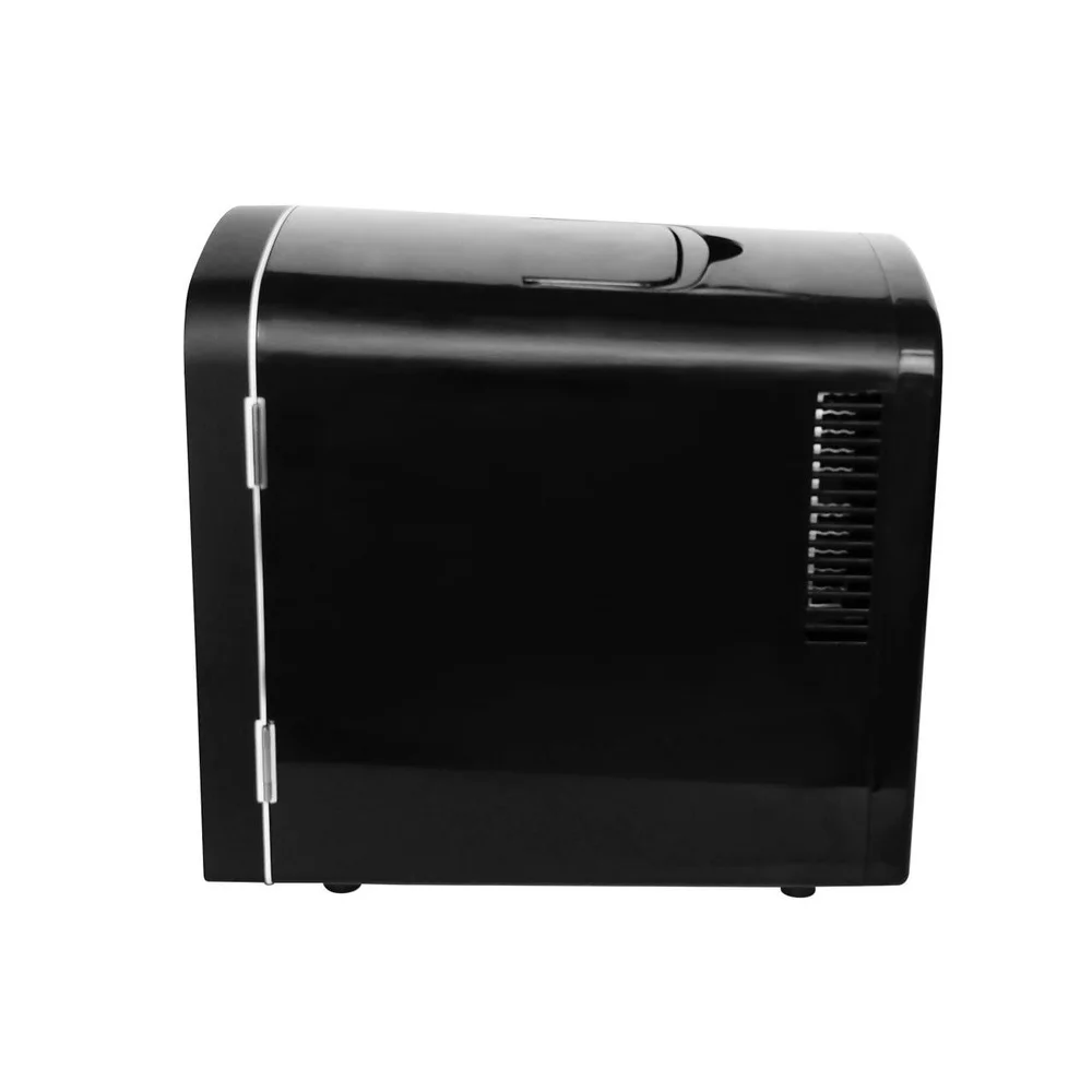 ثلاجة صغيرة للعناية بالبشرة سعة 6 لتر مع مرآة مضاءة بإضاءة LED مبرد كهربائي محمول منتجات التجميل والمشروبات للاستخدام المنزلي 12 فولت