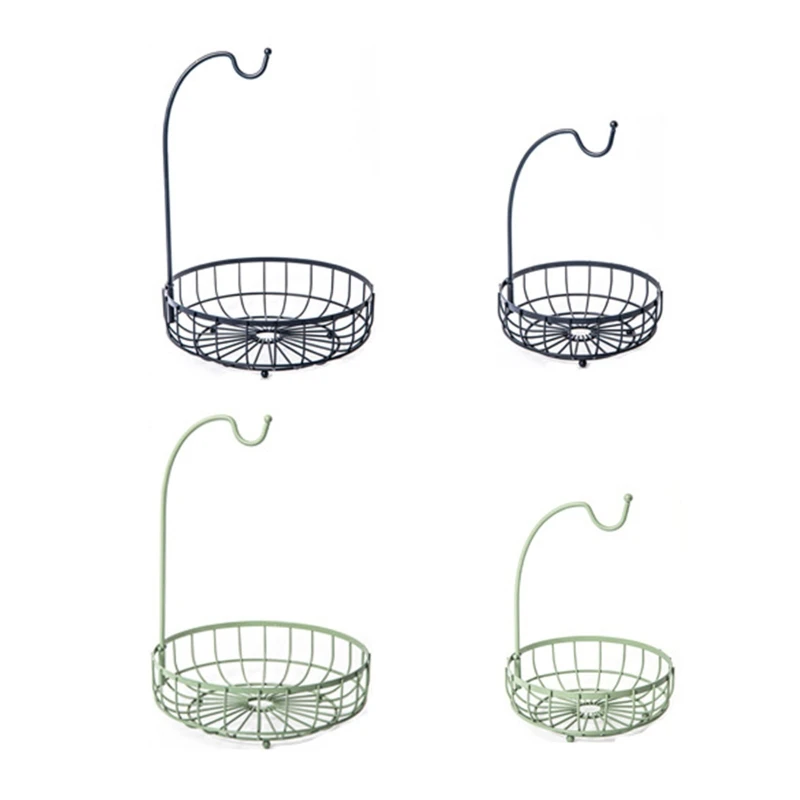 

Fruit Basket Banana Hanger Kitchen Basket Container Vegetable Storage Bowl Rack Dropshipping