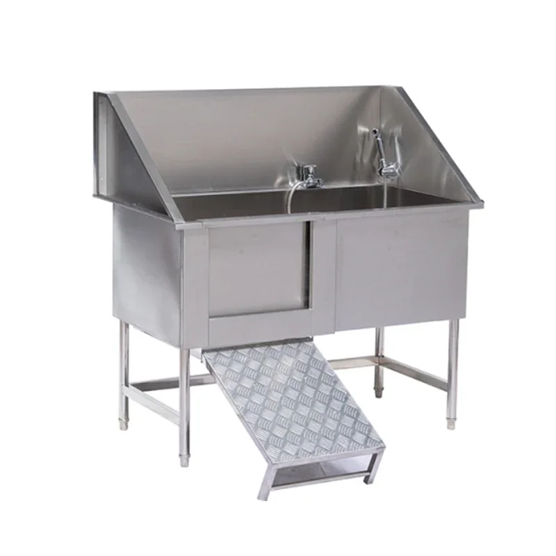 Pet Tub Pet Grooming Hospital Care Salon Stainless Steel 304 Pet Bathing Bath Tub