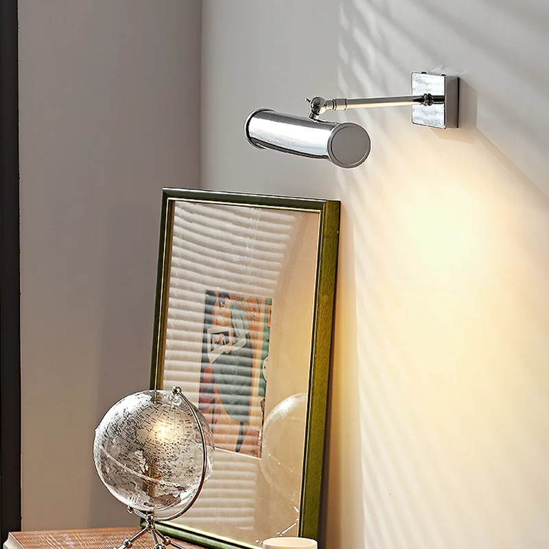 Full copper electroplating wall decoration painting wall lamp mirror headlamp bathroom makeup