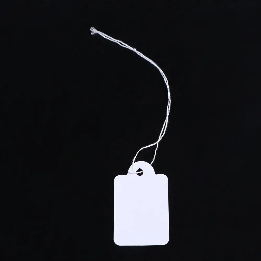 Hanging Price Display Cards Sewing Supplies with Cotton Thread Apparel Sewing Price Label Garment Tag Hang Tag Price Tag