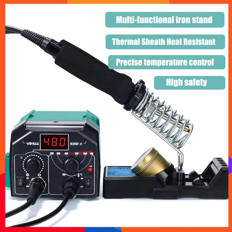 

YIHUA 939D II 939D V Intelligent Soldering Iron Stand Constant Temperature Adjustable Temperature Home Repairing Iron Stand