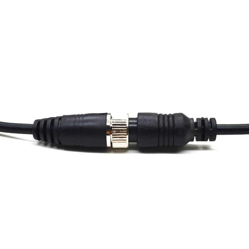 QXNY 4 Pin Aviation Extension Video Cable 5M 10M 15M 20M for Truck Van Rv Lorry Bus Monitor Camera Connection