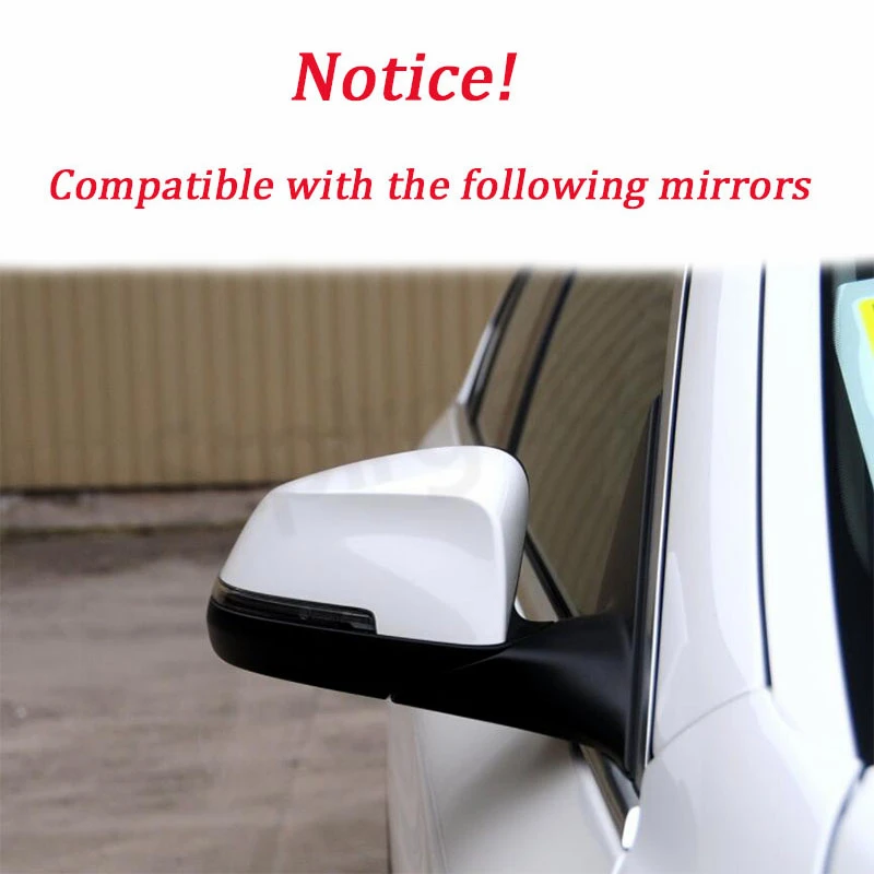 Rearview Mirror Cover Wing Side Rear view Mirror Cap For Bmw 5 6 7 Series F10 F11 F18 F06 F12 LCI 5GT F07 Car Tuning Accessories