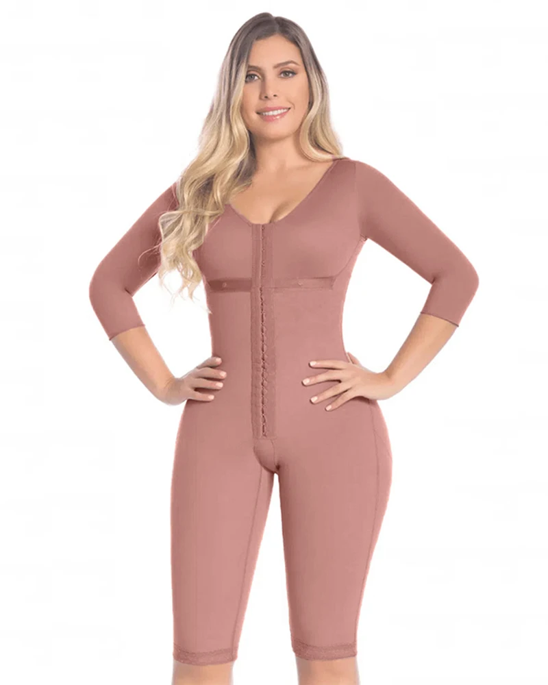 High Compression Garments After Liposuction Girdle bra Fit 360 brooches REF Postoperative Recovery Full Bodysuit