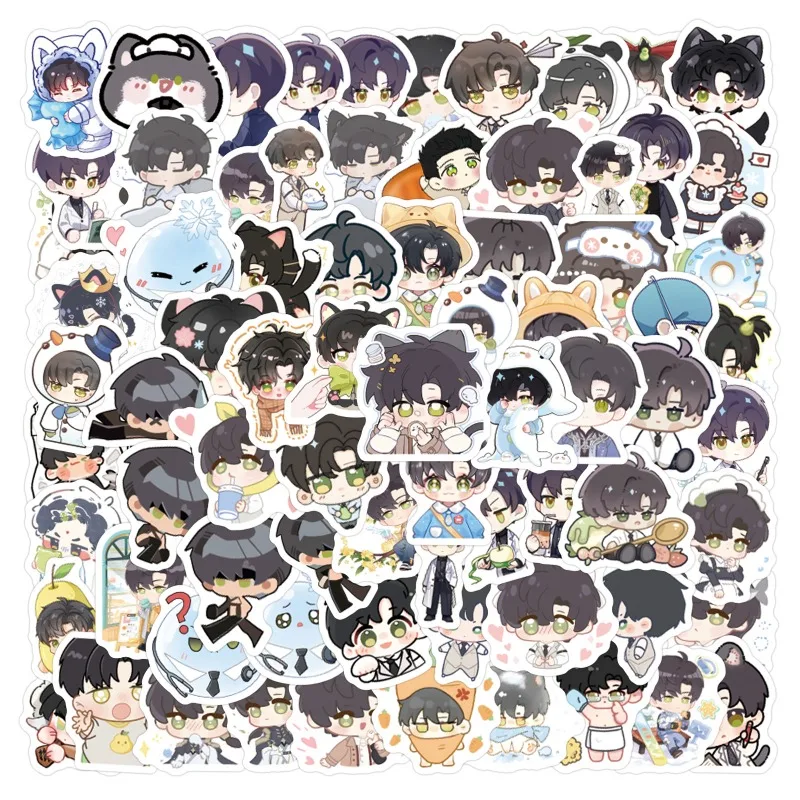 100 ชิ้นความรักและดีสเปซตัวเอกหลี่ เซิน คิวรุ่นการ์ตูนกราฟฟิตี้สติกเกอร์รูปลอกตกแต่ง DIY เด็กคลาสสิกของเล่น