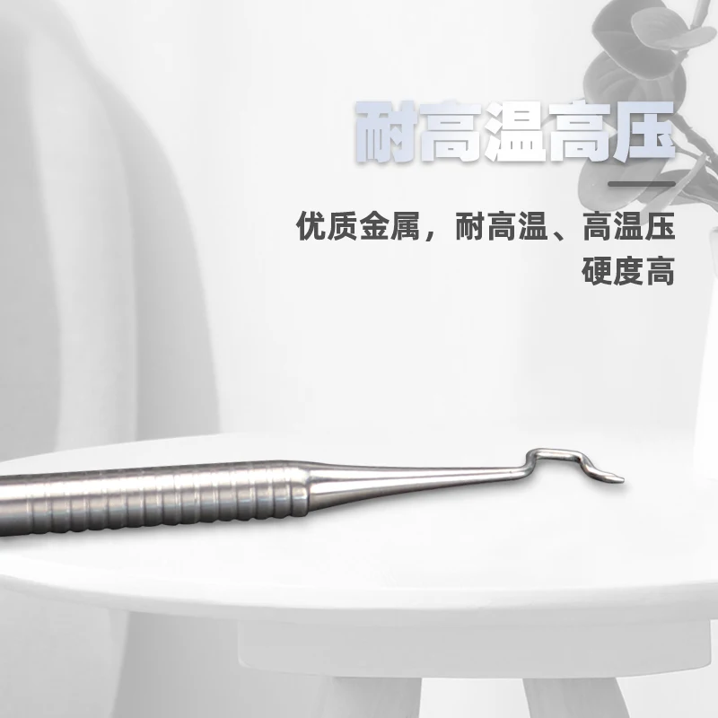 Ferramentas ortodônticas para dentaduras, anel de ligadura de ponta dupla ar, colocador de anel de borracha, moldagem de garra de ligadura de anel de dente dividido