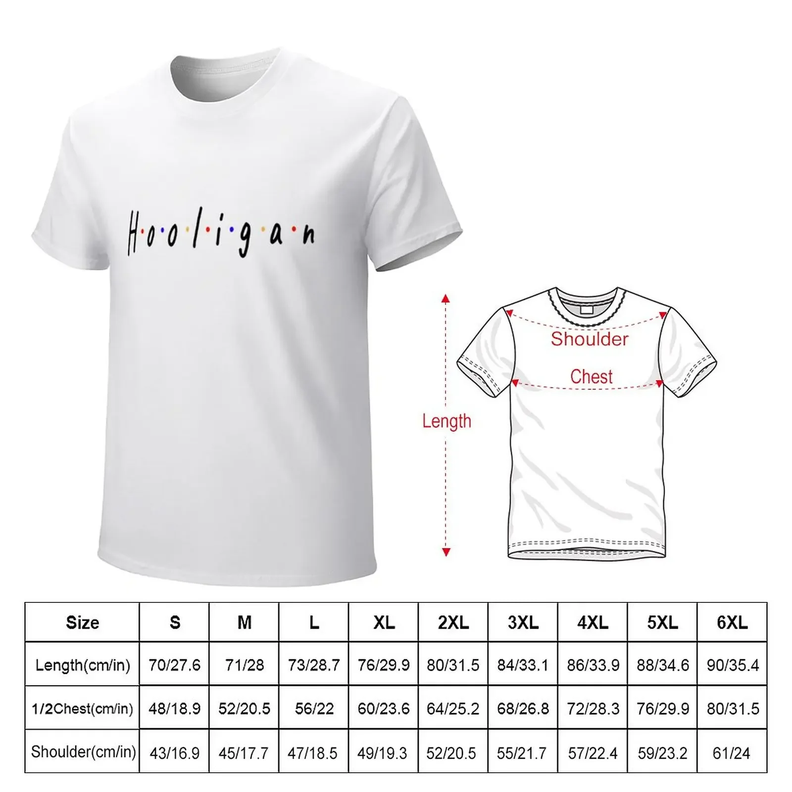 Hooligan T-Shirt quick-drying oversizeds sweat shirts, men