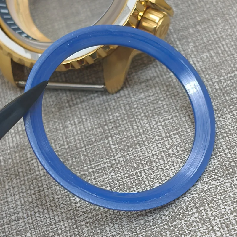 38mmx30.7mm Men Watch Bezel Insert SKX007 Ceramic Curved Bezel Insert Fits SKX007 SKX009 SRPD SUB Case NH35 NH36 Movement Watch